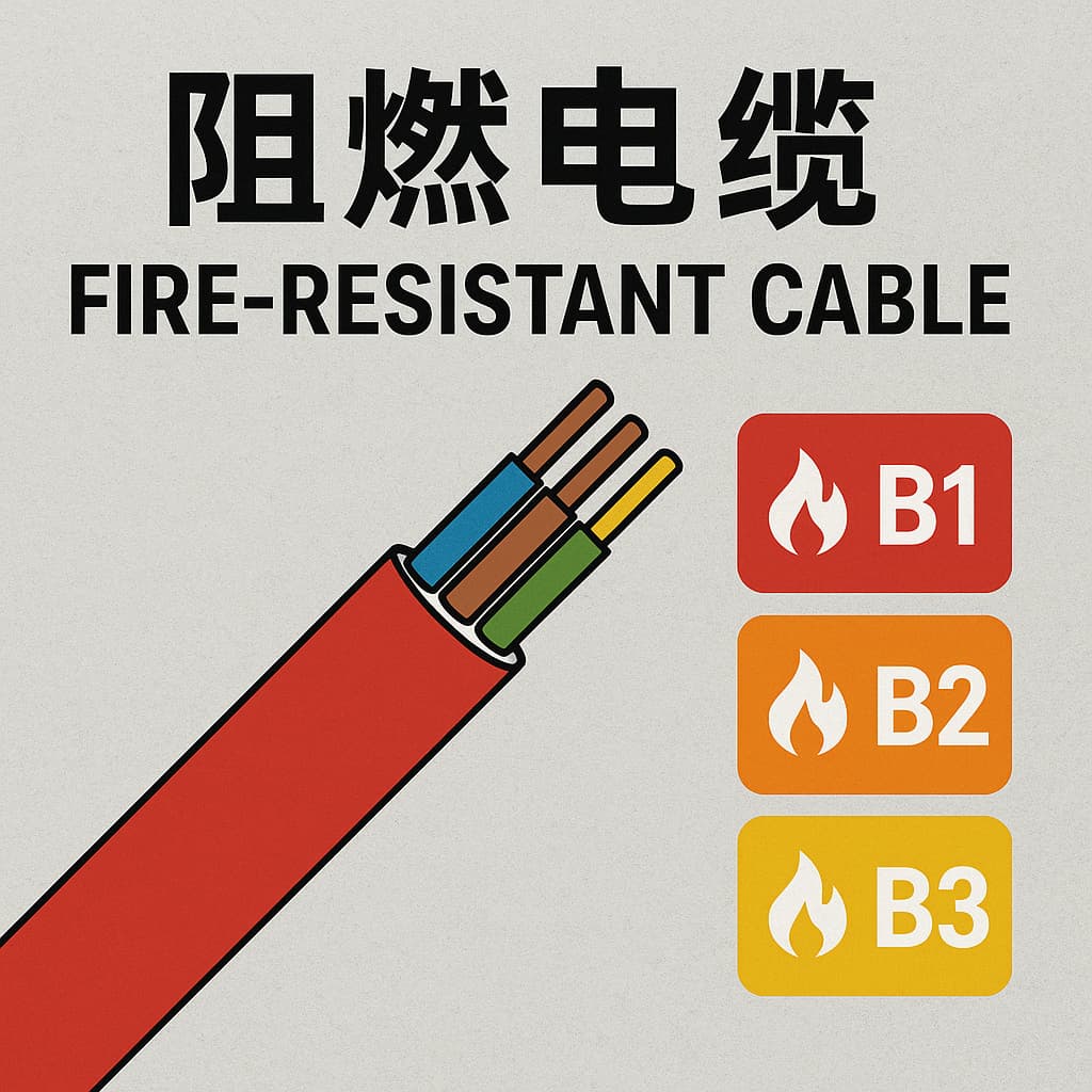 什么是阻燃電纜？B1、B2、B3級的區(qū)別你了解嗎？